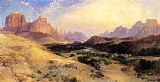 Thomas Moran Zion Valley, South Utah painting